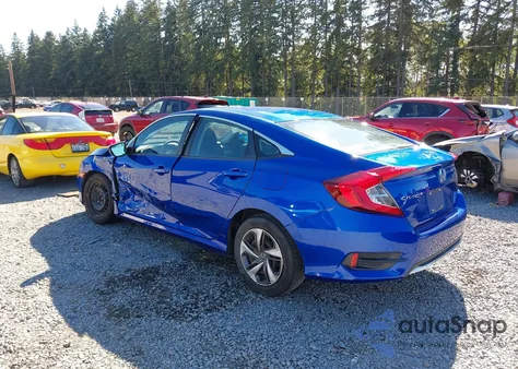 2019 Honda Civic Lx из США, поврежденный, VIN 19XFC2F63KE214614